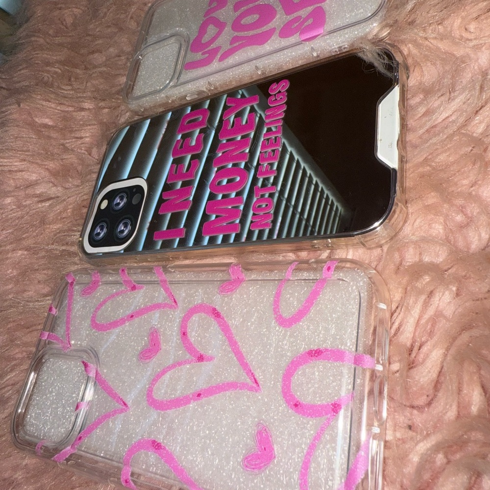 Pink iPhone Case with Glossy Finish